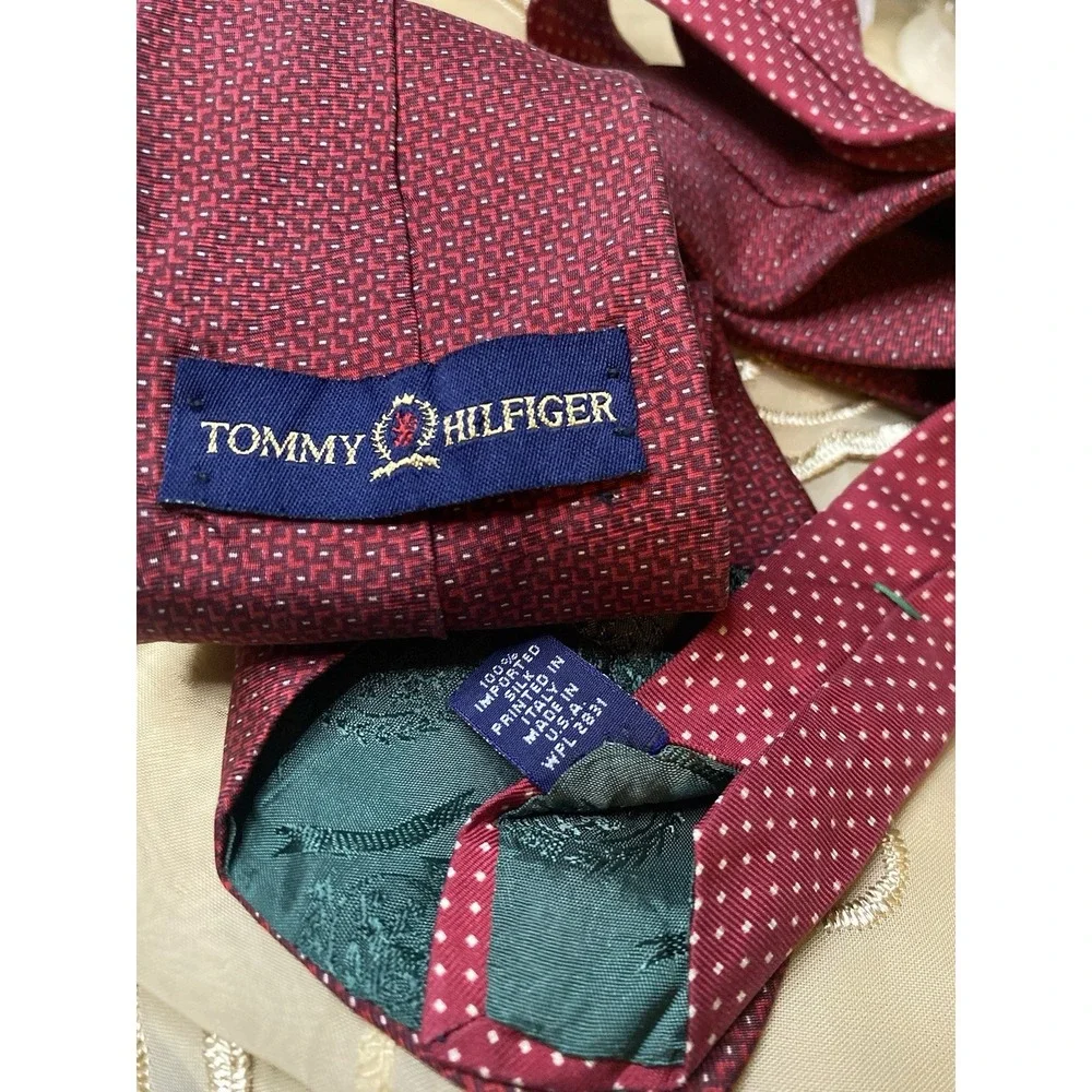 Tommy Hilfiger Red Silk‎ Neck Tie